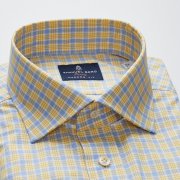 Emanuel Berg Rialto, Yellow and Blue Plaid Shirt