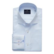 Emanuel Berg Rialto, Light Blue Gingham Check Shirt
