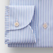 Emanuel Berg Cannes, Light Blue Striped Shirt