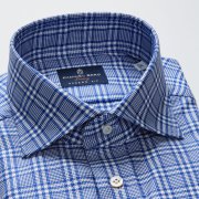 Emanuel Berg Cannes, Prince of Wales Check Shirt