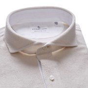 Emanuel Berg Marseille, kremowa koszula polo z krótkim rękawem z Jersey'u