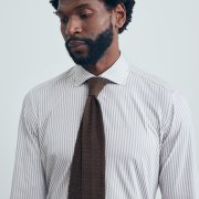 Emanuel Berg Byron, Grey Striped 4Flex Shirt