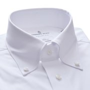 Emanuel Berg Trento, biała koszula z bawełny Poplin, VIROFORMULA™