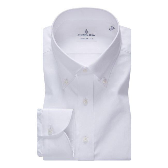 Trento, White Royal Oxford Shirt