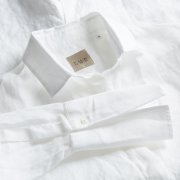 ÉMANOU BARDOT, White Linen Shirt