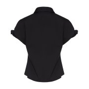 ÉMANOU DARIA, Black Short Sleeve Shirt