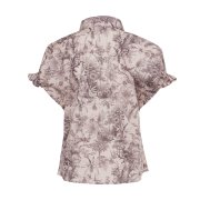 ÉMANOU DARIA, Floral Motif Short Sleeve Shirt