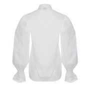 ÉMANOU MAGIE, White Cotton Puff-Sleeve Shirt