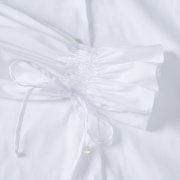 ÉMANOU MAGIE, biała koszula z bufiastymi rękawami