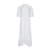 ÉMANOU PAMPELONNE, White Cotton Muslin Dress