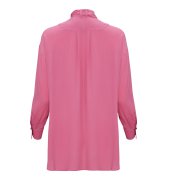 ÉMANOU PASSION, różowa bluzka z jedwabiem
