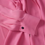 ÉMANOU PASSION, różowa bluzka z jedwabiem