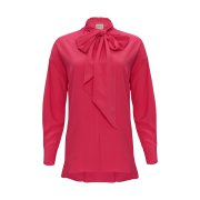 ÉMANOU PASSION, Silk Blend Blouse in Fuchsia