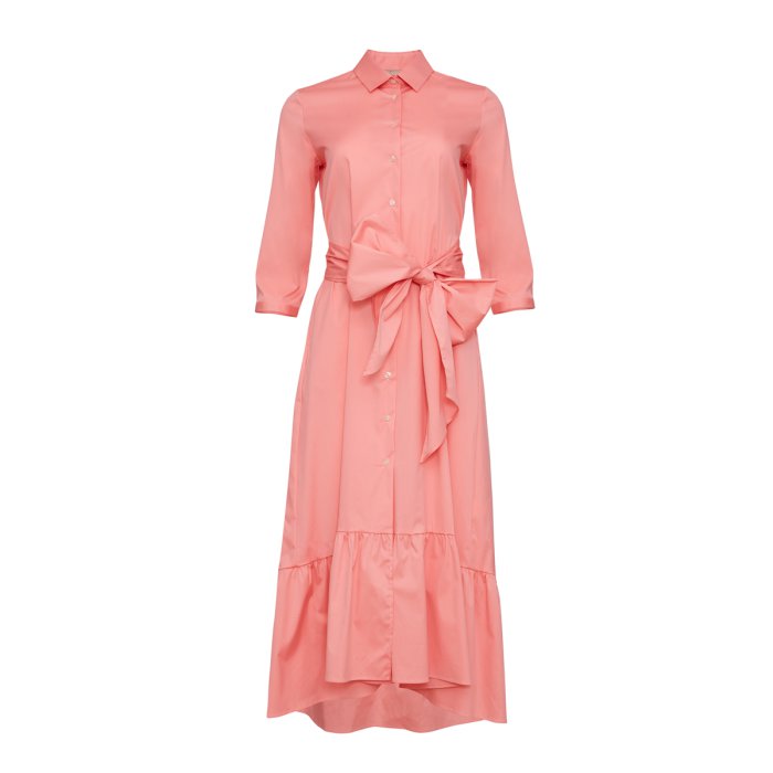 ÉMANOU ANGEL, Coral Cotton-Blend Dress