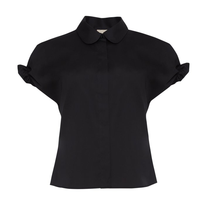 ÉMANOU DARIA, Black Short Sleeve Shirt