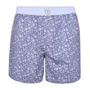 Blue Floral Print Boxer Shorts