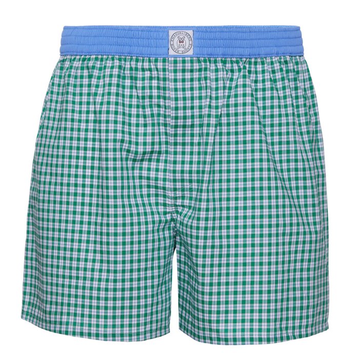 Emanuel Berg Green Plaid Boxer Shorts