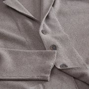 Emanuel Berg Brązowy kardigan z teksturą z wełny merino