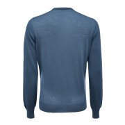 Emanuel Berg Niebieski sweter z wełny