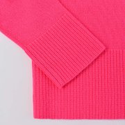 EMANUEL BERG, różowy sweter z wełny i kaszmiru