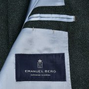 Emanuel Berg Zielona marynarka z wełny