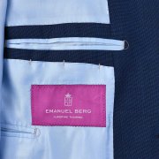 Emanuel Berg Navy Blue Wool Jacket