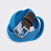 Emanuel Berg Blue Elastic Woven Belt