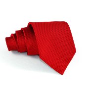 emanuel berg Krawat czerwony z teksturą 