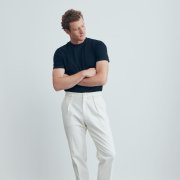 Emanuel Berg Navy Blue 4Flex T-Shirt