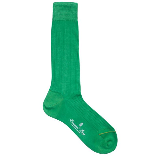 Green Cotton Socks