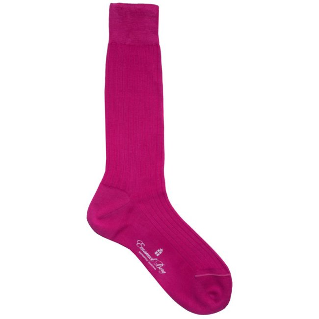 Pink cotton socks