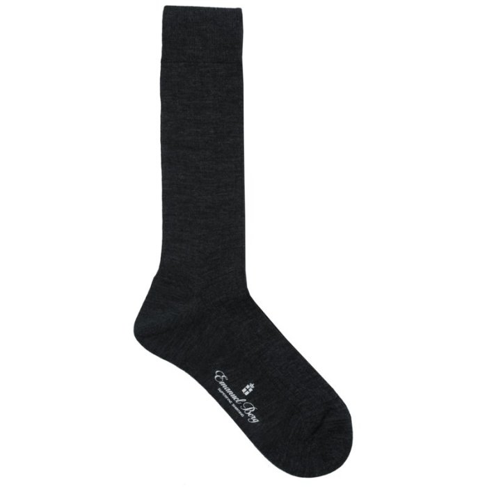 Grey merino wool socks Emanuel Berg