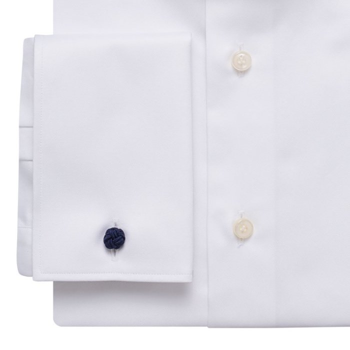 Mr Crown, White French Cuffs Shirt